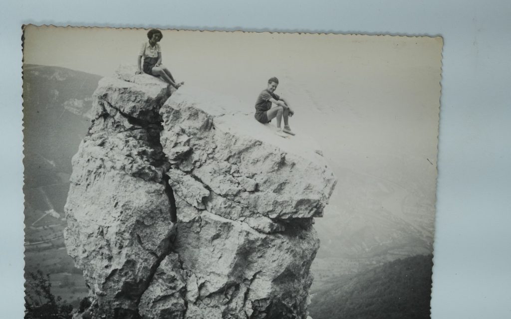 TIRAGE PHOTO Argentique	France	alpiniste amateur à Chamonix	10x15cm	1940