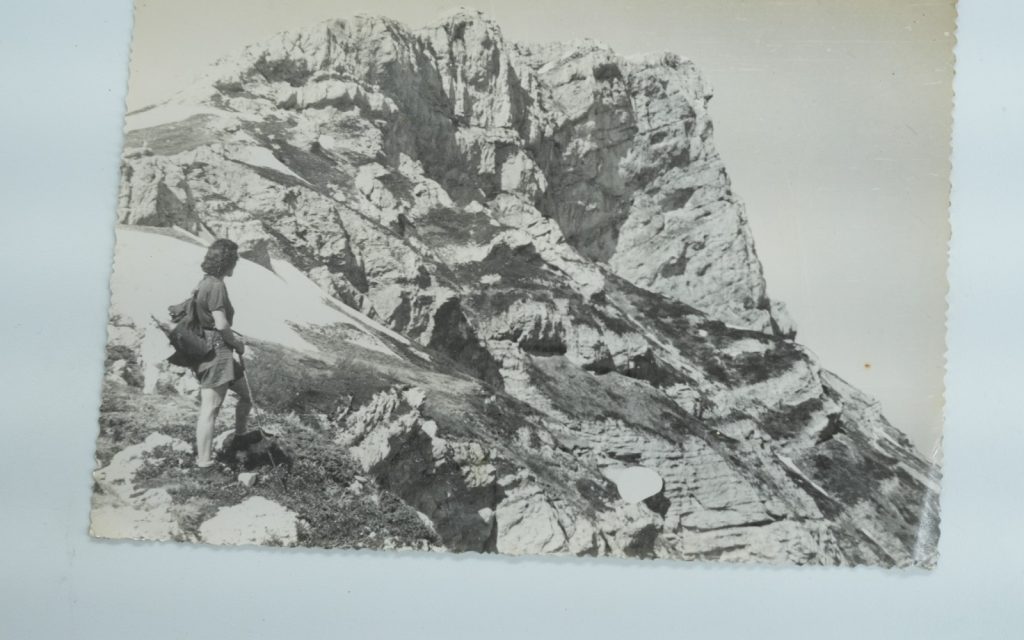TIRAGE PHOTO Argentique	France	alpiniste amateur à Chamonix	10x15cm	1940