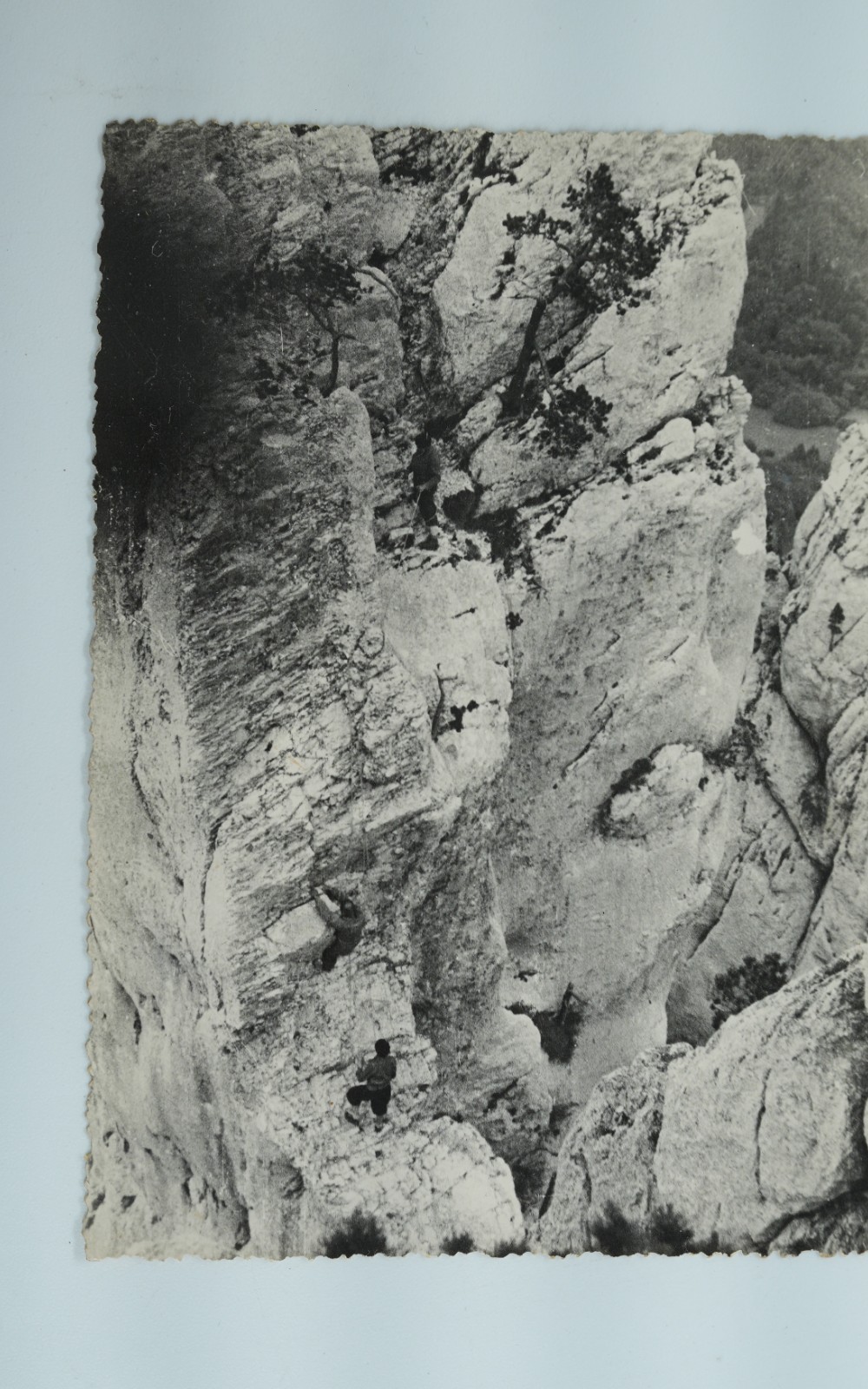 TIRAGE PHOTO Argentique France alpiniste amateur à Chamonix 10x15cm 1940
