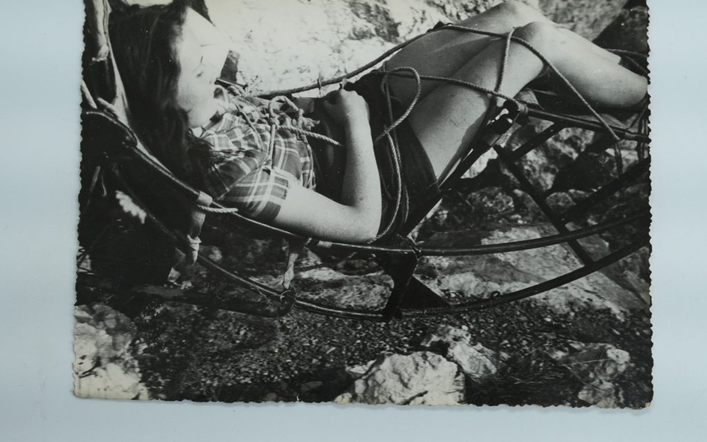 TIRAGE PHOTO Argentique	France	alpiniste amateur à Chamonix	10x15cm	1940