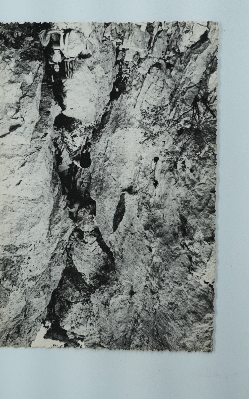 TIRAGE PHOTO Argentique France alpiniste amateur à Chamonix 10x15cm 1940