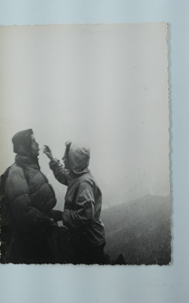 TIRAGE PHOTO Argentique	France	alpiniste amateur à Chamonix	10x15cm	1940