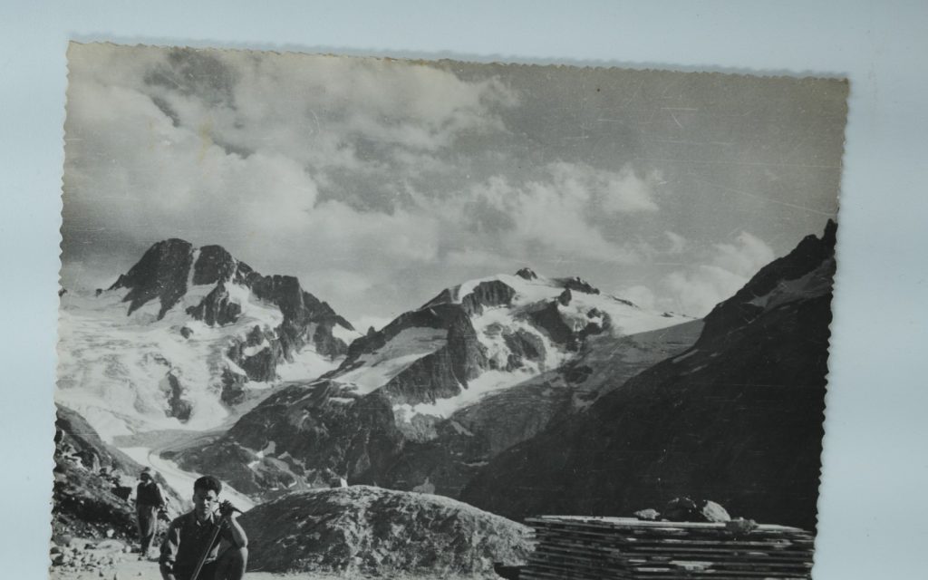 TIRAGE PHOTO Argentique	France	alpiniste amateur à Chamonix	10x15cm	1940