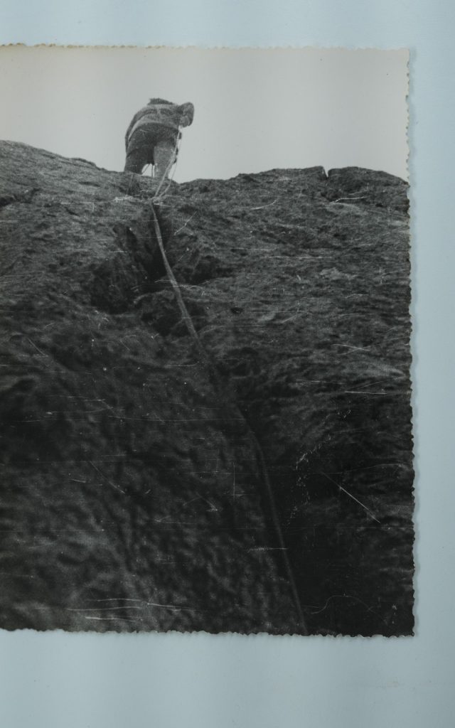 TIRAGE PHOTO Argentique	France	alpiniste amateur à Chamonix	10x15cm	1940