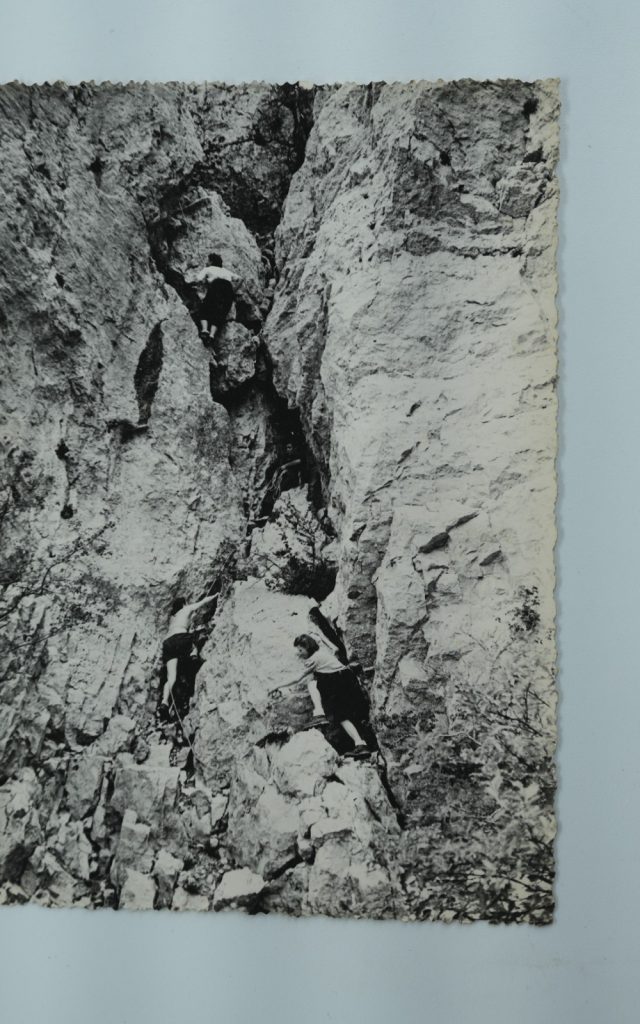 TIRAGE PHOTO Argentique	France	alpiniste amateur à Chamonix	10x15cm	1940