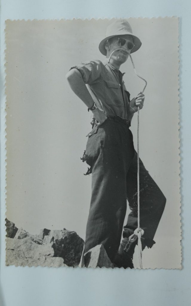 TIRAGE PHOTO Argentique	France	alpiniste amateur à Chamonix	10x15cm	1940