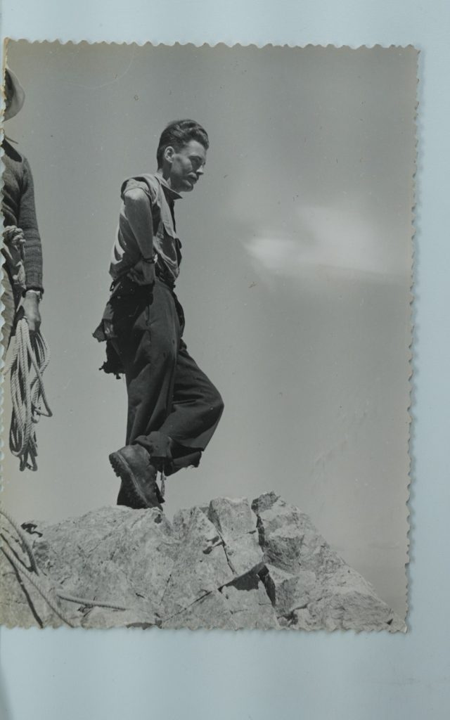 TIRAGE PHOTO Argentique	France	alpiniste amateur à Chamonix	10x15cm	1940