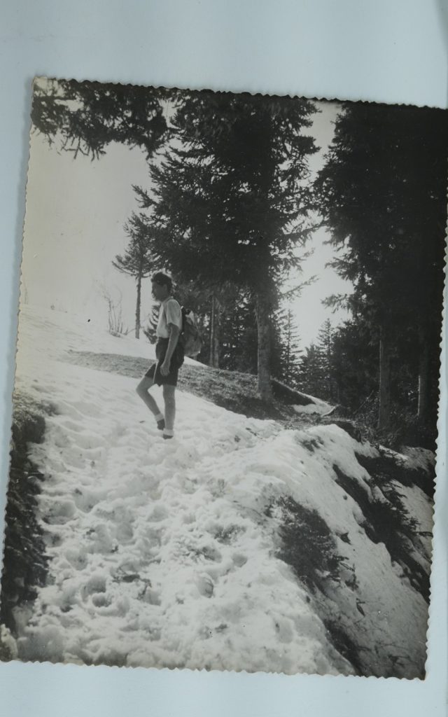 TIRAGE PHOTO Argentique	France	alpiniste amateur à Chamonix	10x15cm	1940