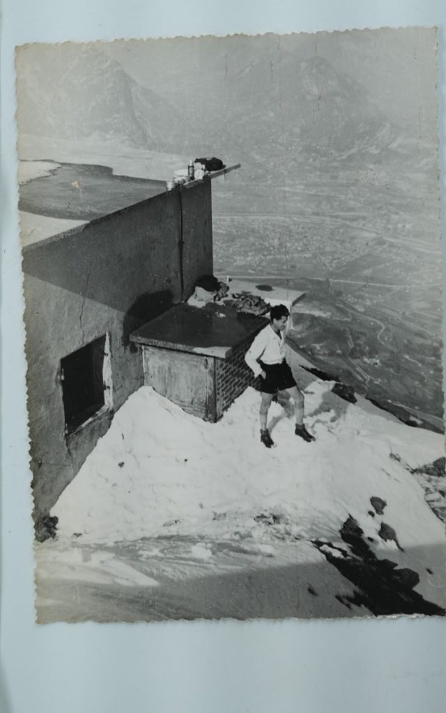 TIRAGE PHOTO Argentique	France	alpiniste amateur à Chamonix	10x15cm	1940