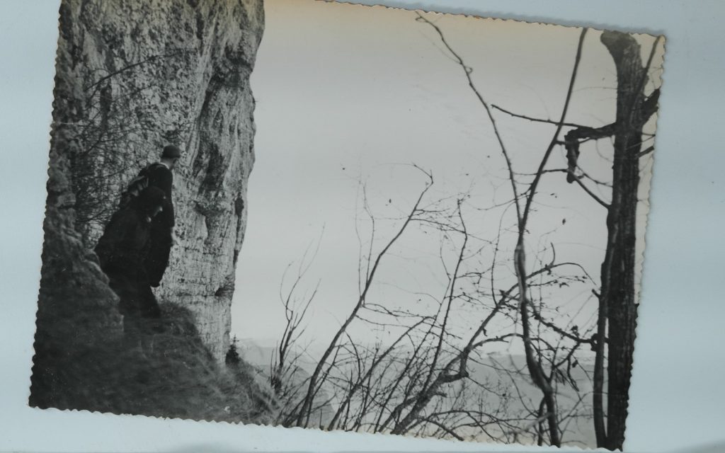 TIRAGE PHOTO Argentique France alpiniste amateur à Chamonix 10x15cm 1940