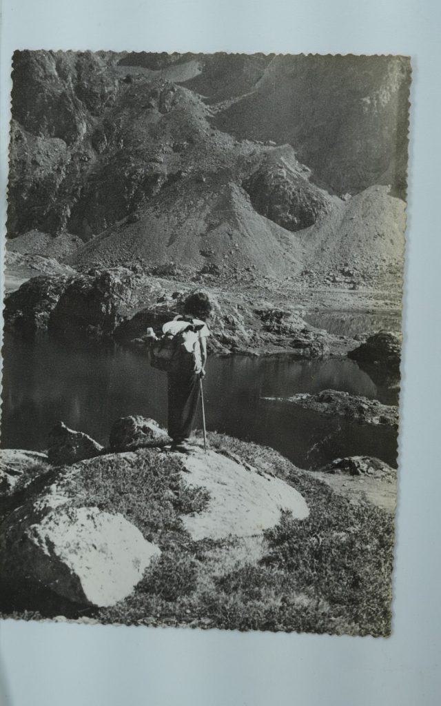 TIRAGE PHOTO Argentique France alpiniste amateur à Chamonix 10x15cm 1940
