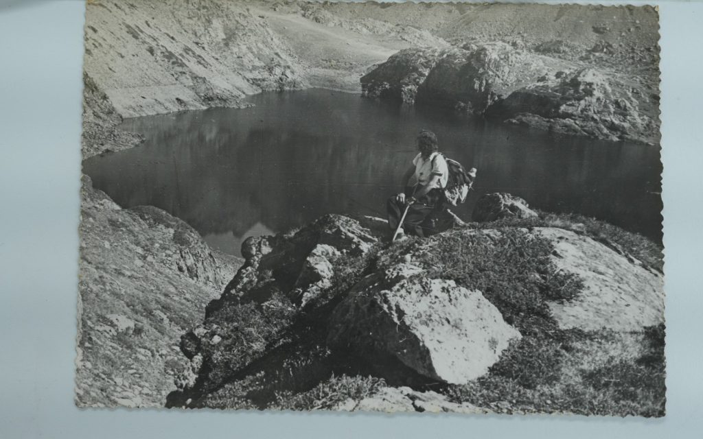 TIRAGE PHOTO Argentique France alpiniste amateur à Chamonix 10x15cm 1940