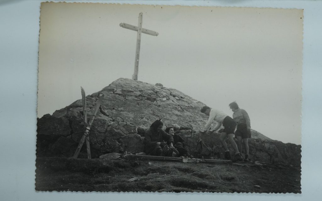 TIRAGE PHOTO Argentique France alpiniste amateur à Chamonix 10x15cm 1940