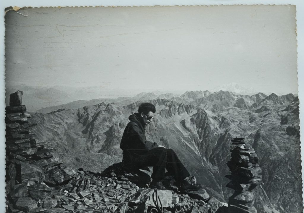 TIRAGE PHOTO Argentique France alpiniste amateur à Chamonix 10x15cm 1940