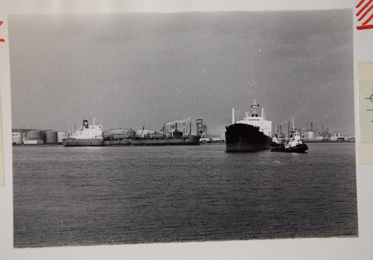 TIRAGE PHOTO ARGENTIQUE PHOTO DE PRESSE 1970 NORMANDIE 10X15cm PAQUEBOT