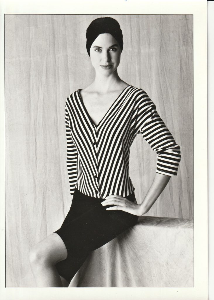 PHOTO	Argentique LA REDOUTE MODE FEMME GILET 1990 SERVICE DE PRESSE 13X19cm
