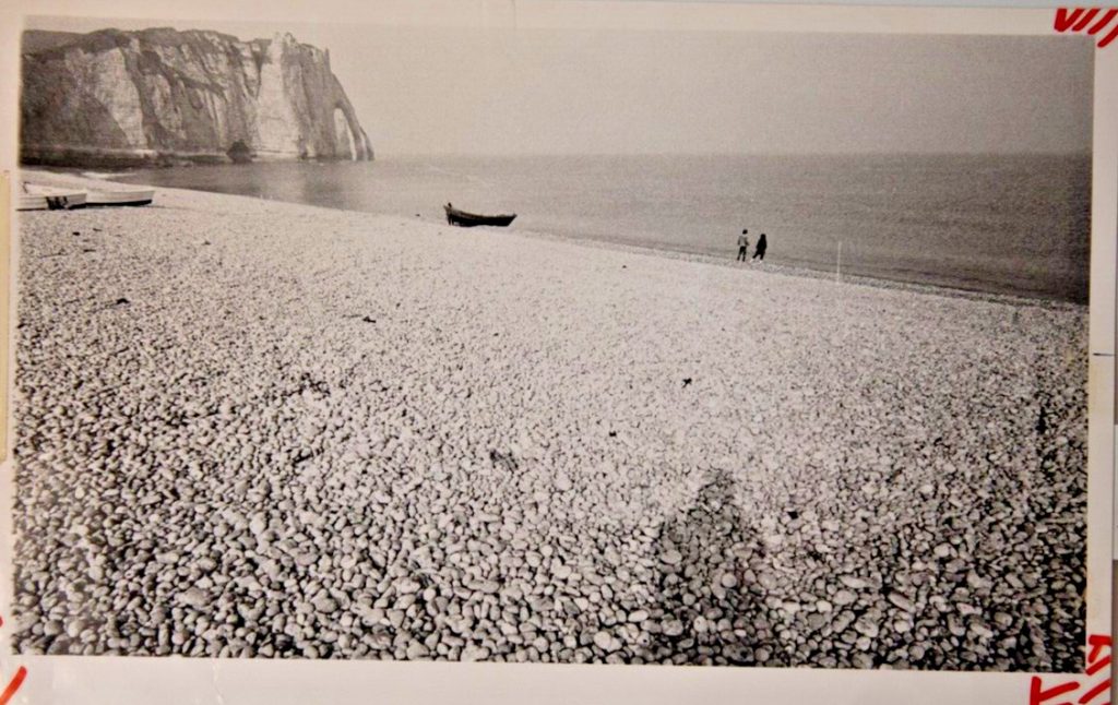 TIRAGE PHOTO	ARGENTIQUE PHOTO DE PRESSE 1970	NORMANDIE 13X22cm ETRETAT