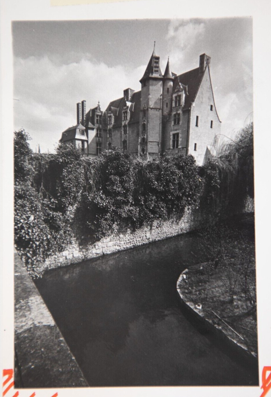 TIRAGE PHOTO ARGENTIQUE PHOTO DE PRESSE 1970 NORMANDIE 9X13cm ARCHITECTURE