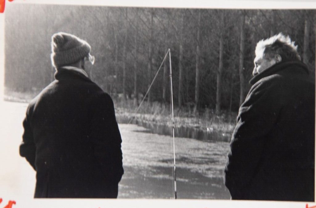 TIRAGE PHOTO	ARGENTIQUE PHOTO DE PRESSE 1970	NORMANDIE 7X11cm PECHEUR