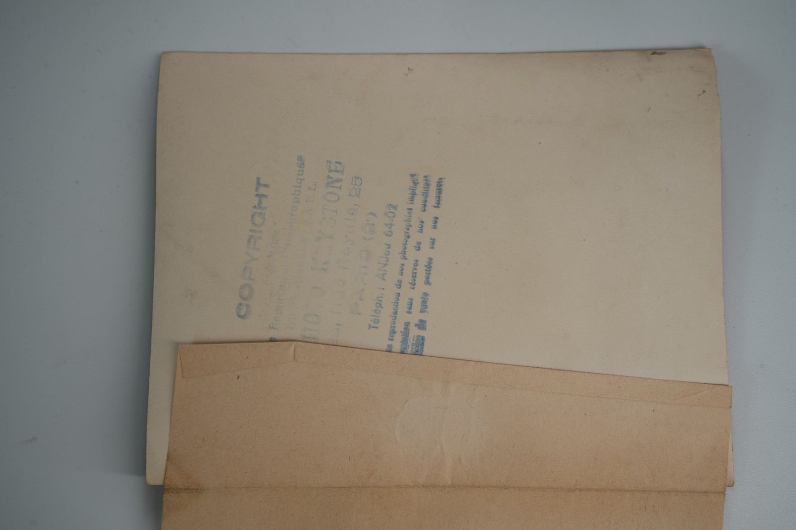TIRAGE PHOTO DE PRESSE France actualité 13X18cm 1950 tampon de presse – Image 3