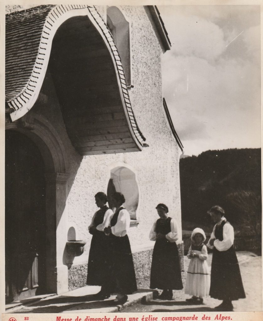 TIRAGE PHOTO argentique Bilderdienst 1940 ALPES PHOTO DE PRESSE 18X24 Allemagne