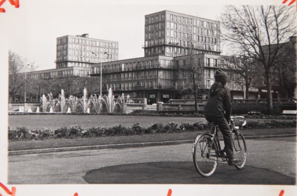 TIRAGE PHOTO	ARGENTIQUE PHOTO DE PRESSE 1970	NORMANDIE 7X11cm URBANISME