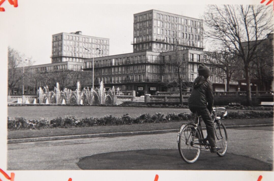 TIRAGE PHOTO ARGENTIQUE PHOTO DE PRESSE 1970 NORMANDIE 7X11cm URBANISME