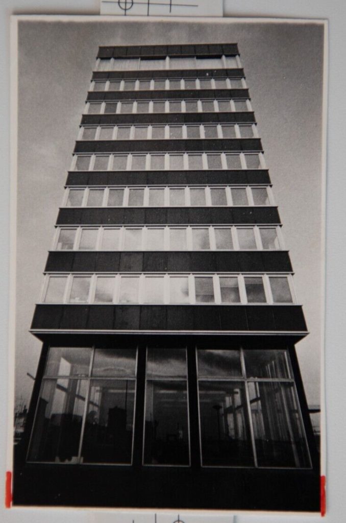 TIRAGE PHOTO	ARGENTIQUE PHOTO DE PRESSE 1970	NORMANDIE 7X11cm URBANISME