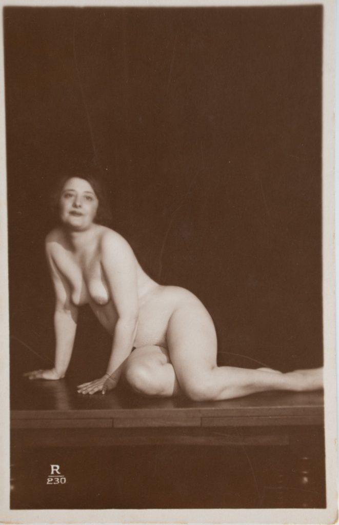 PHOTO CARTE Argentique France PINUP FEMME NUE NU ARTISTIQUE 9X14cm 1920
