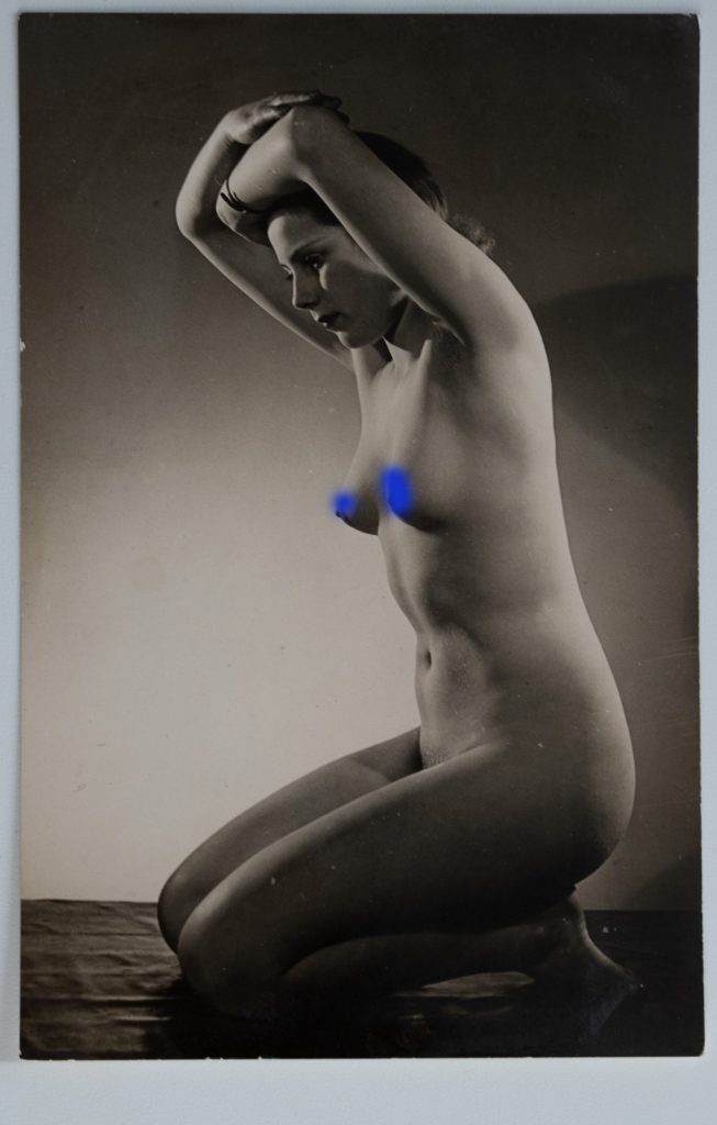 PHOTO Argentique, RC PINUP FEMME NUE NU ARTISTIQUE 9X13xm 1950