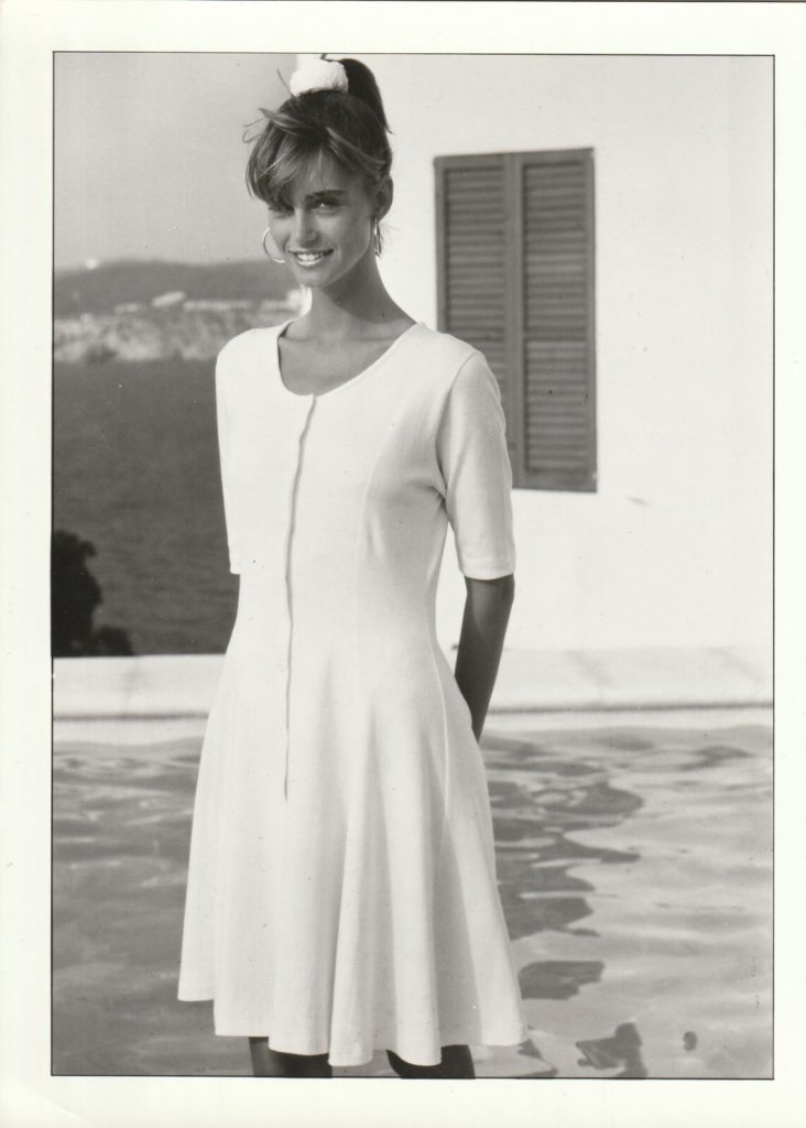 PHOTO	Argentique LA REDOUTE MODE FEMME JUPETTE 1990 SERVICE DE PRESSE 13X19cm