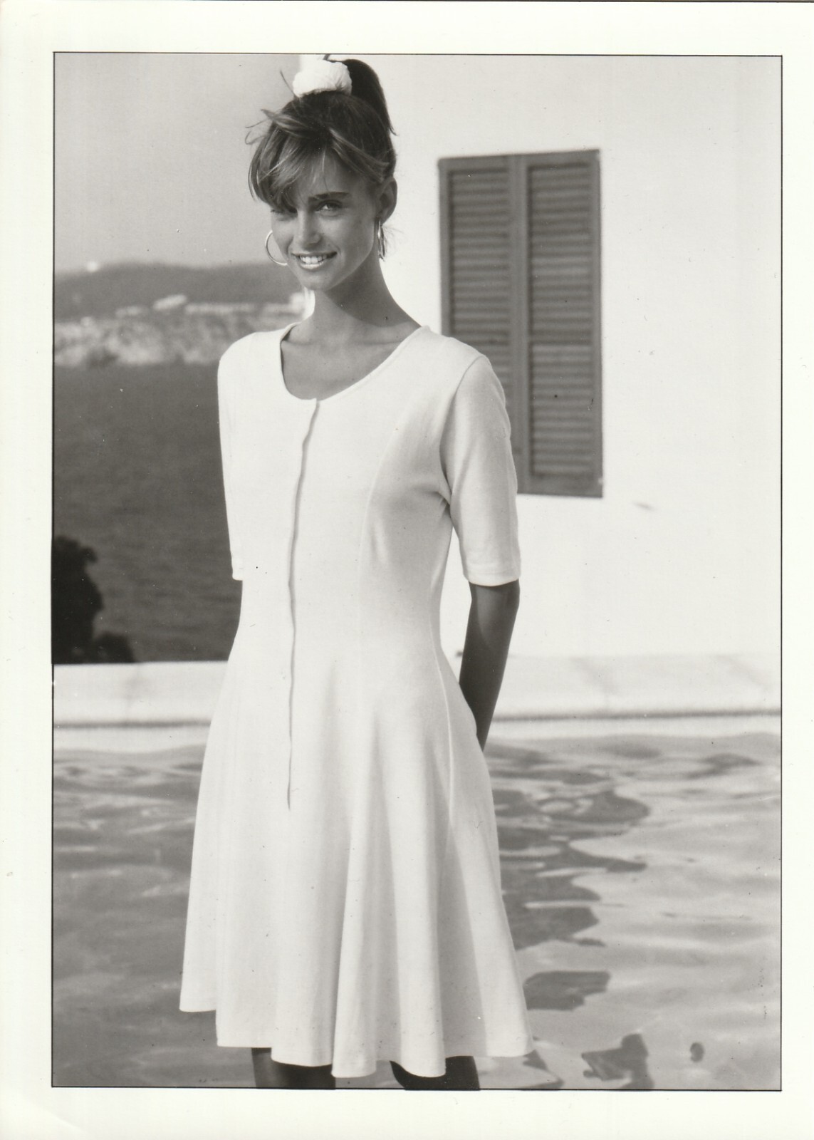 PHOTO Argentique LA REDOUTE MODE FEMME JUPETTE 1990 SERVICE DE PRESSE 13X19cm