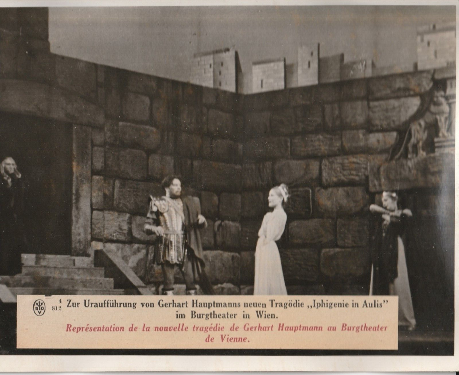 TIRAGE PHOTO argentique Baryté Scherl Bilderdienst 1940 PHOTO DE PRESSE 18x24cm