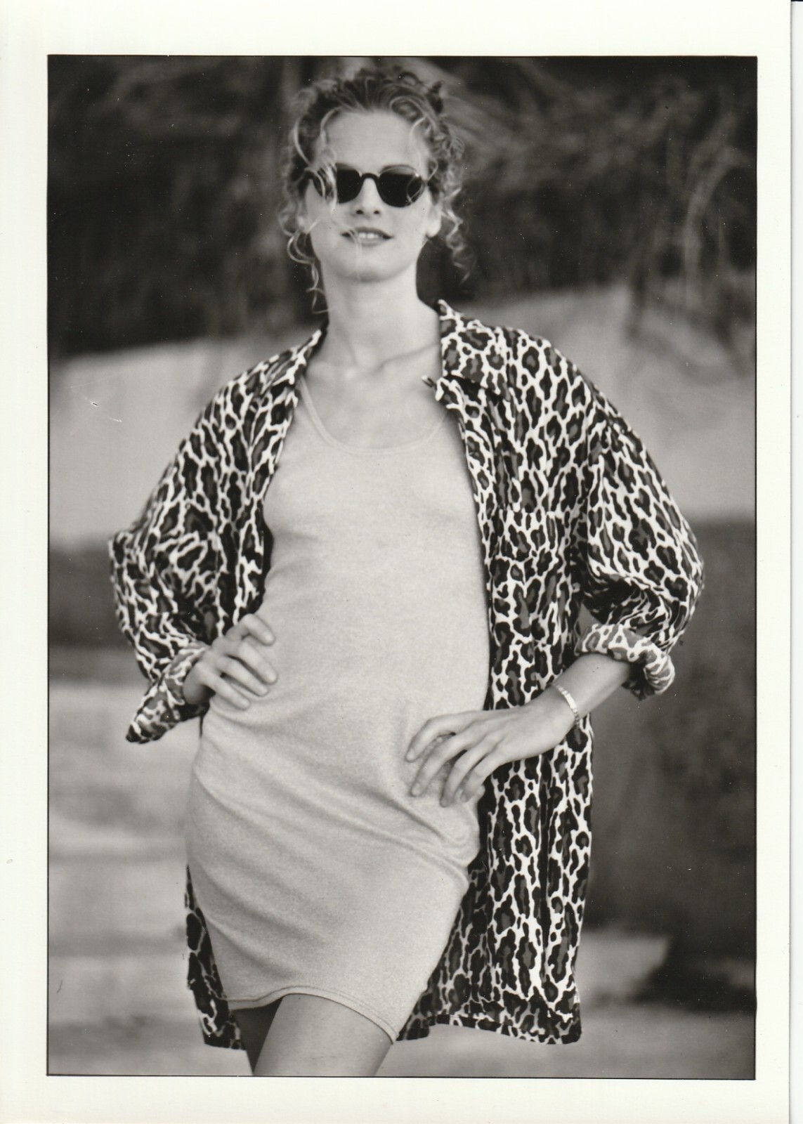 PHOTO Argentique LA REDOUTE MODE FEMME ROBE 1990 SERVICE DE PRESSE 13X19cm
