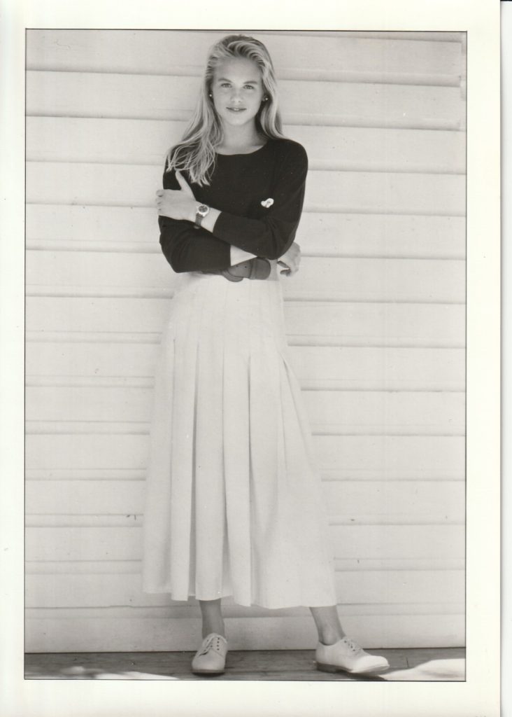 PHOTO	Argentique LA REDOUTE MODE FEMME JUPE 1990 SERVICE DE PRESSE 13X19cm