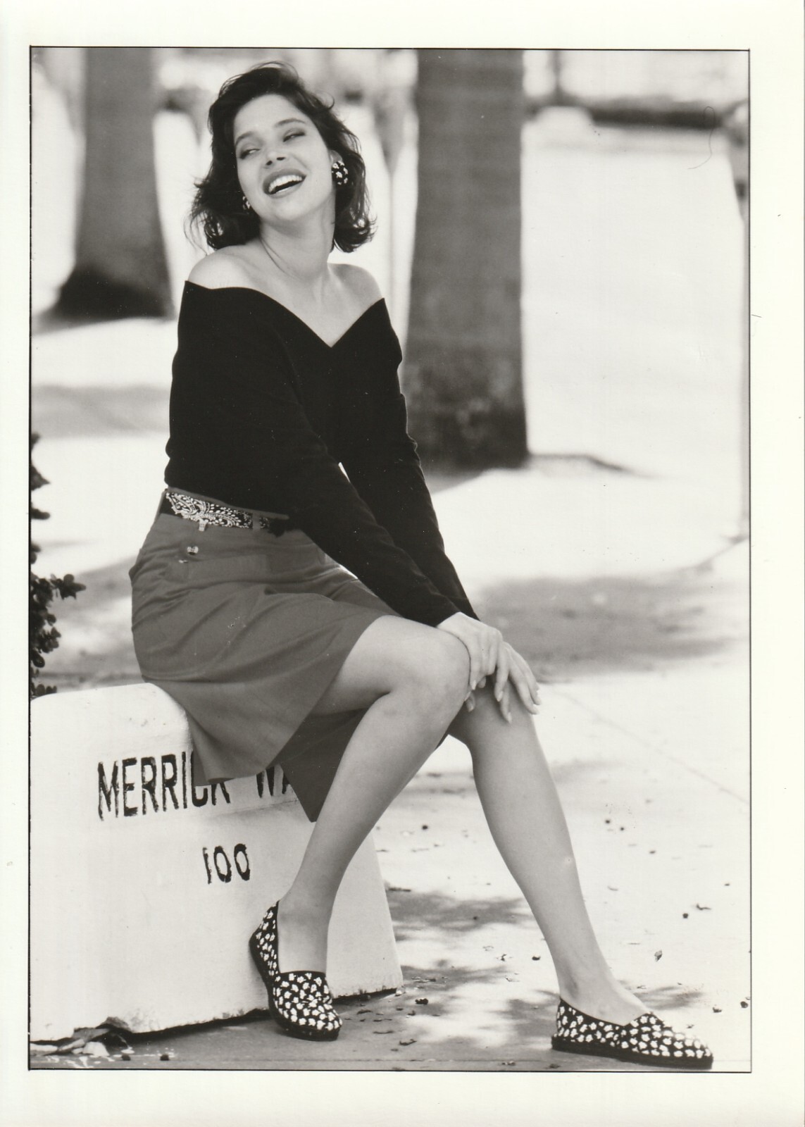 PHOTO Argentique LA REDOUTE MODE FEMME JUPE 1990 SERVICE DE PRESSE 13X19cm