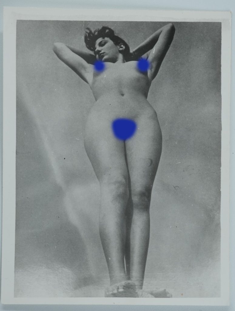 TIRAGE PHOTO	 ARGENTIQUE 1960	FEMME NUE NU ARTISTIQUE FORMAT 9X11cm