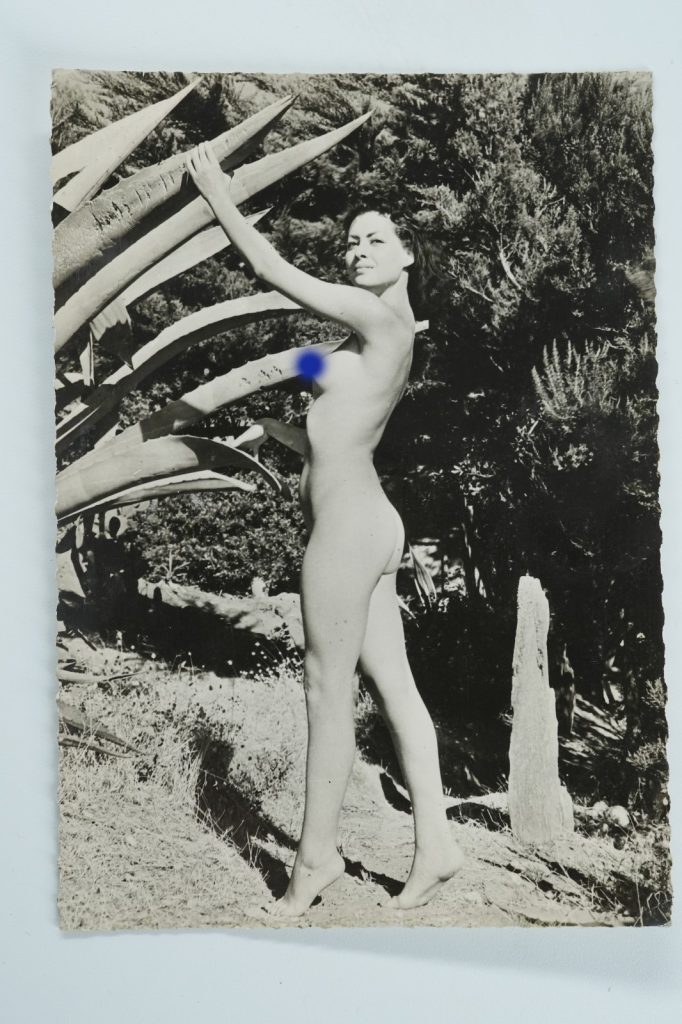 TIRAGE PHOTO	1950	FEMME NUE NU ARTISTIQUE 10X15cm