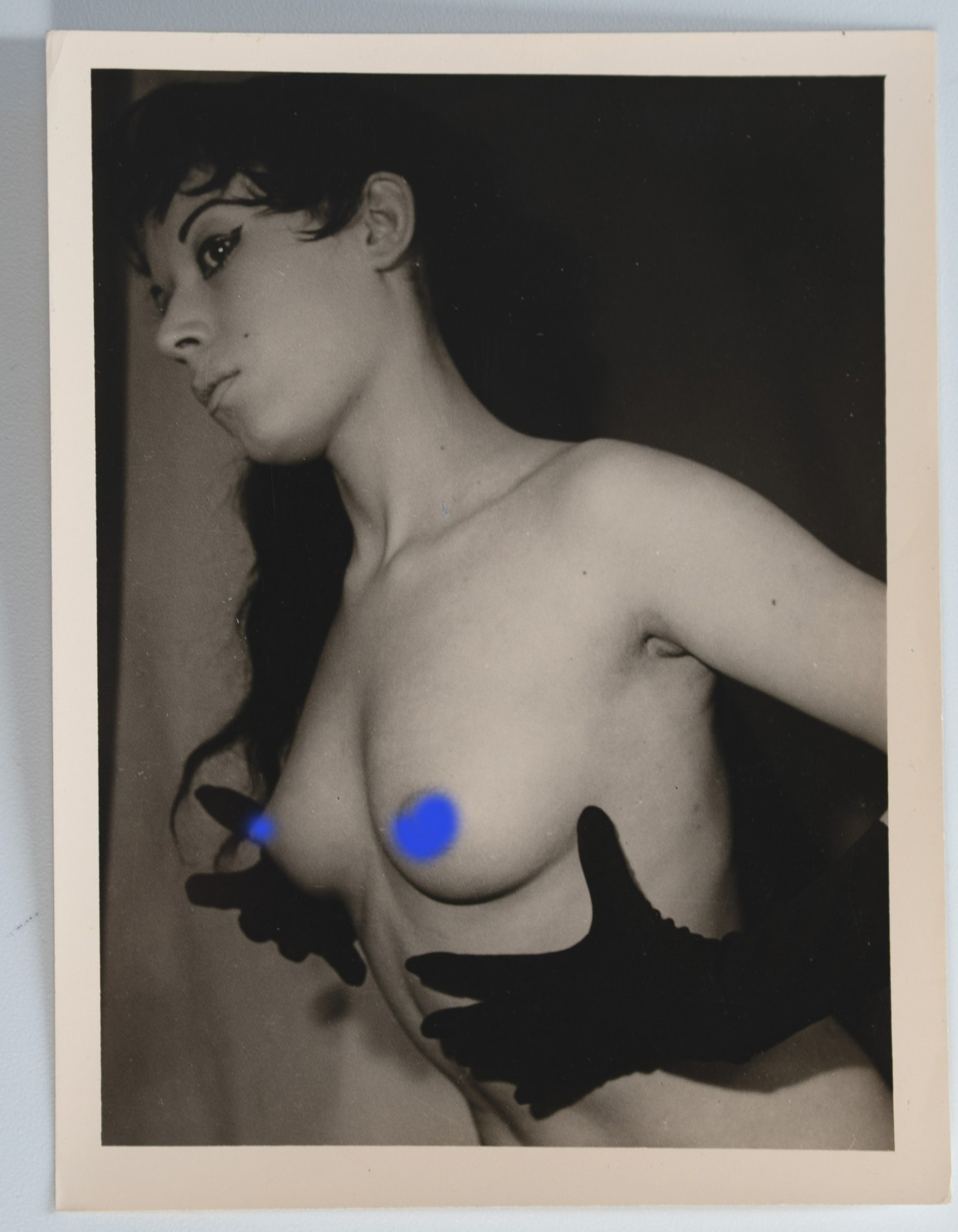 TIRAGE PHOTO Argentique PINUP FEMME NUE NU ARTISTIQUE SNAP SHOT 1950