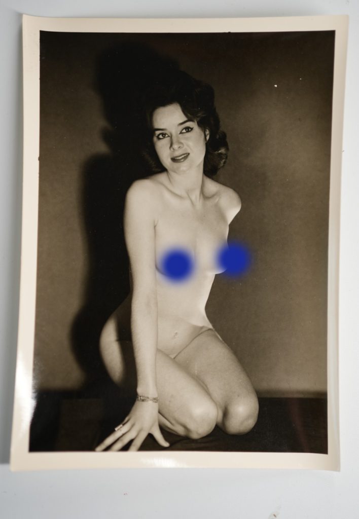 PHOTO ARGENTIQUE 1960 STUDIO PINUP FEMME NUE NU ARTISTIQUE 13X18cm