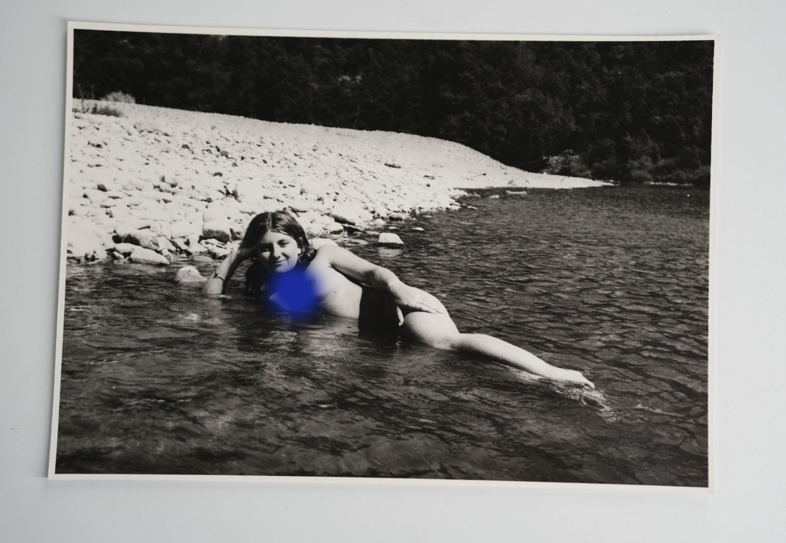 PHOTO ARGENTIQUE AMATEUR 1970 PINUP FEMME NUE NU ARTISTIQUE FORMAT 13X18cm