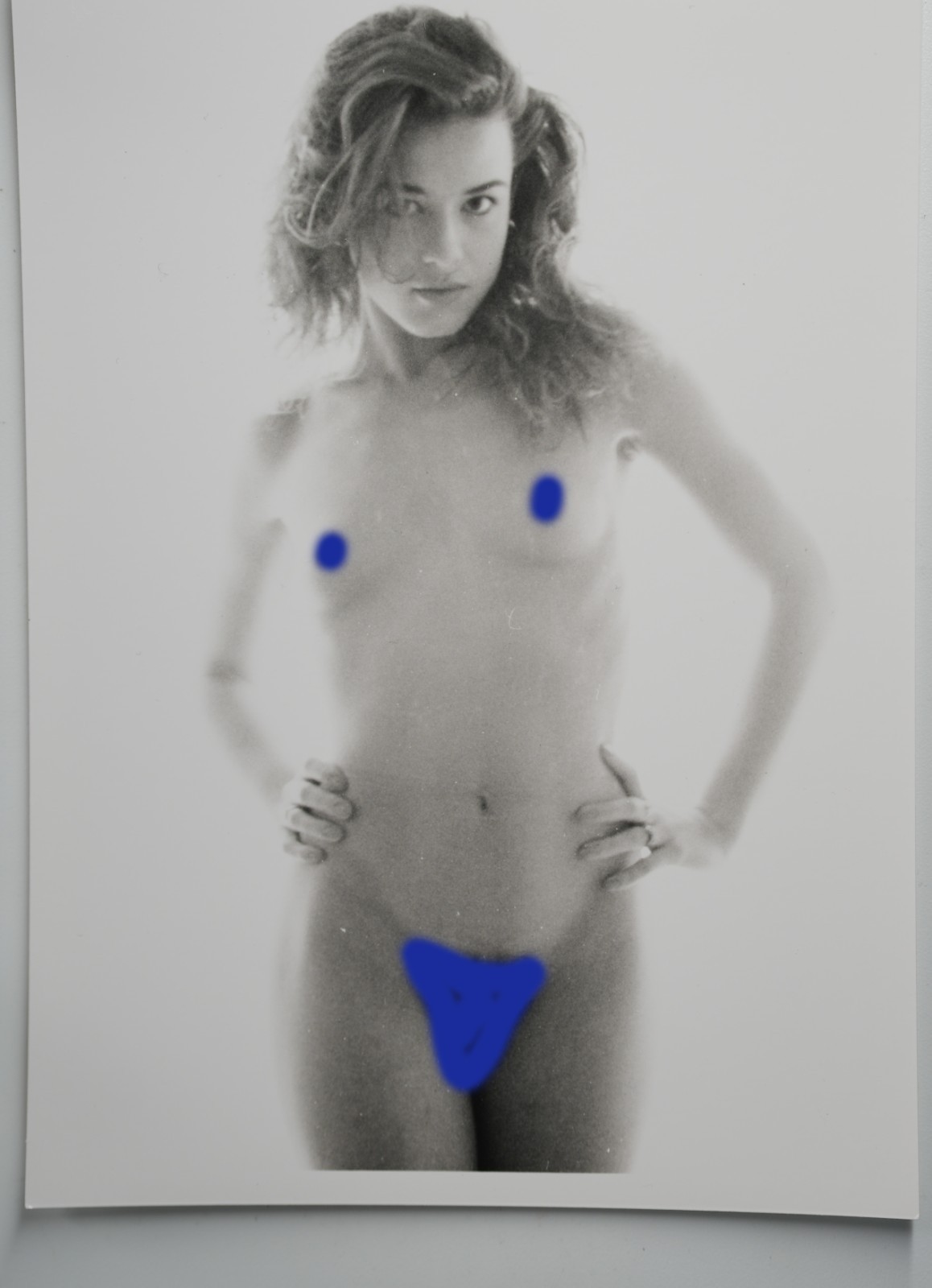 PHOTO Argentique France Femme nue studio nue artistique 13X18cm 1980