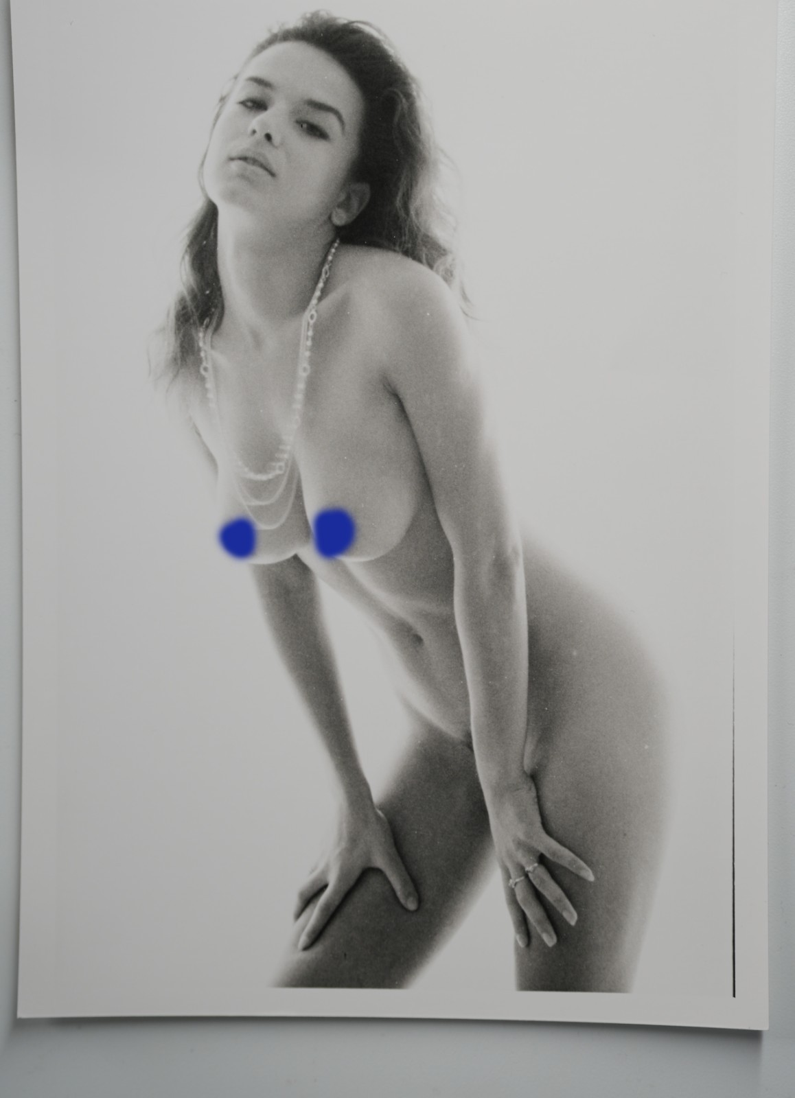 PHOTO Argentique France Femme nue studio nue artistique 13X18cm 1980
