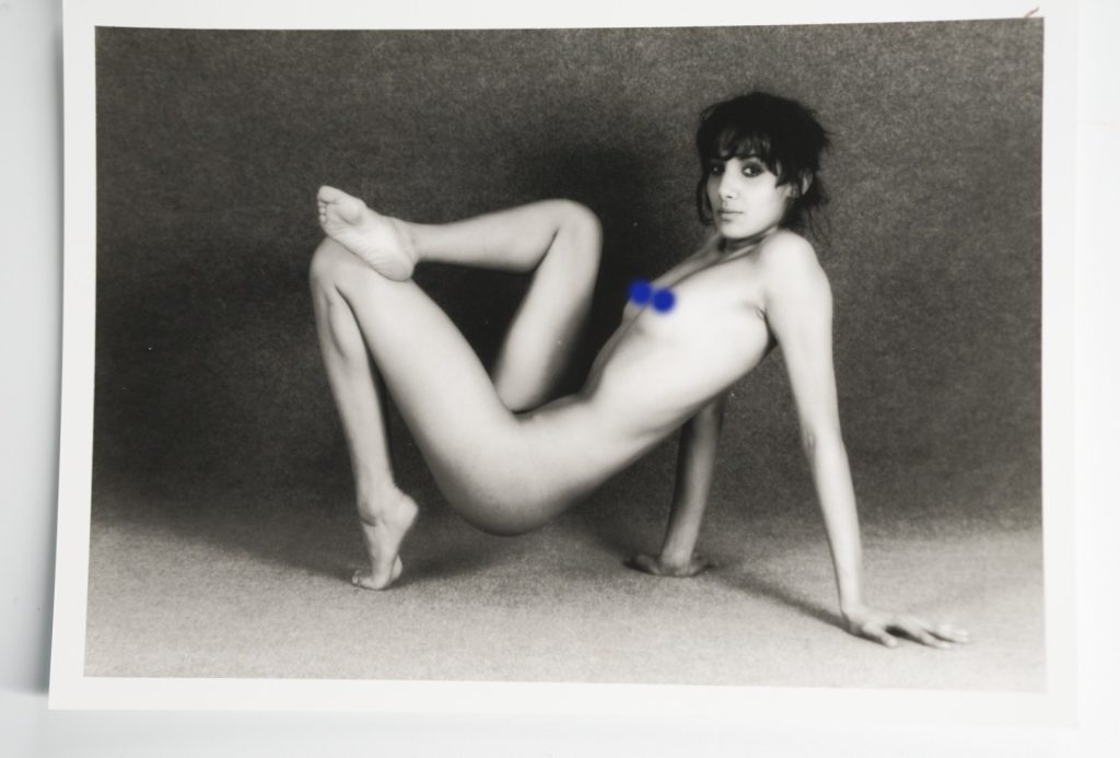 PHOTO Argentique France Femme nue studio nue artistique 13X18cm 1980