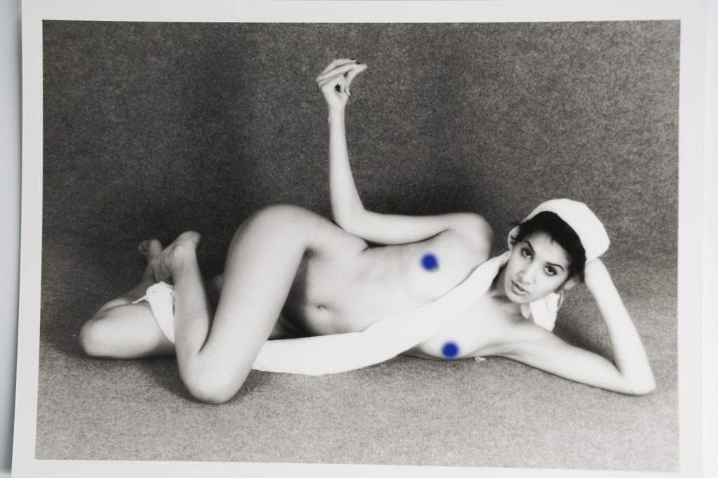 PHOTO Argentique France Femme nue studio nue artistique 13X18cm 1980