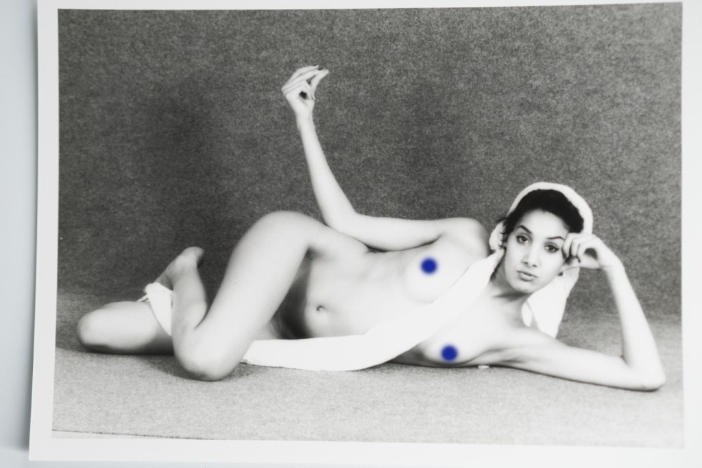 PHOTO Argentique France Femme nue studio nue artistique 13X18cm 1980
