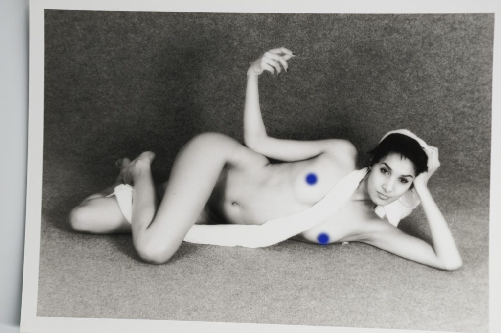 PHOTO Argentique France Femme nue studio nue artistique 13X18cm 1980