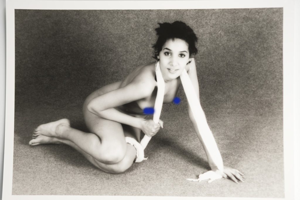 PHOTO Argentique France Femme nue studio nue artistique 13X18cm 1980