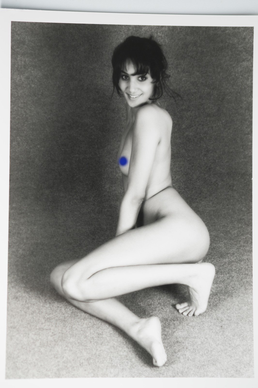 PHOTO Argentique France Femme nue studio nue artistique 13X18cm 1980